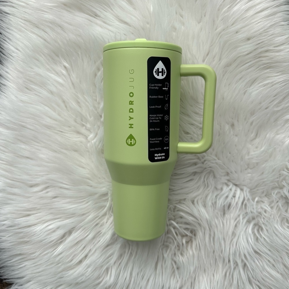 Hydrojug Honeydew 40oz Traveler Tumbler